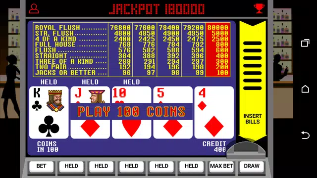 Video Poker Jackpot Tangkapan skrin 0