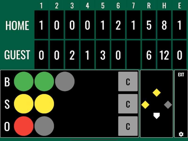 Softball Score Screenshot 1