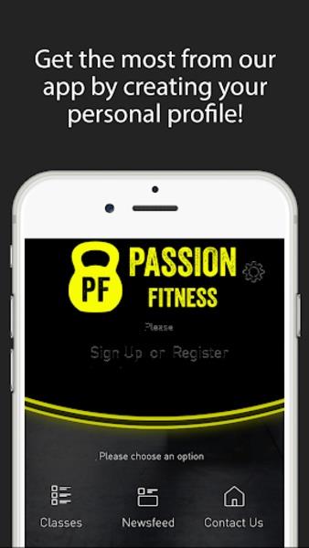 Passion Fitness Скриншот 0