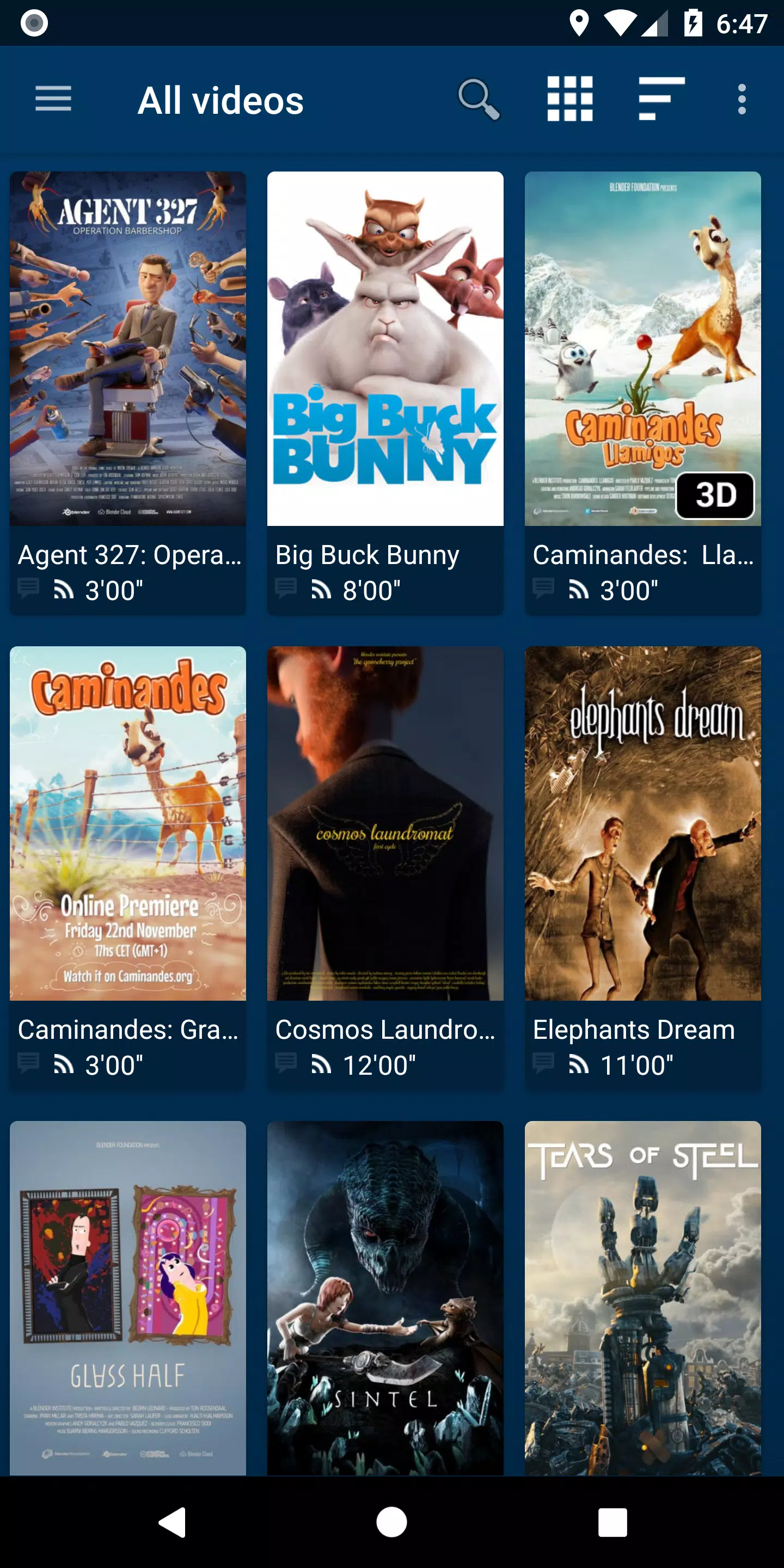 Schermata NOVA Video Player 2