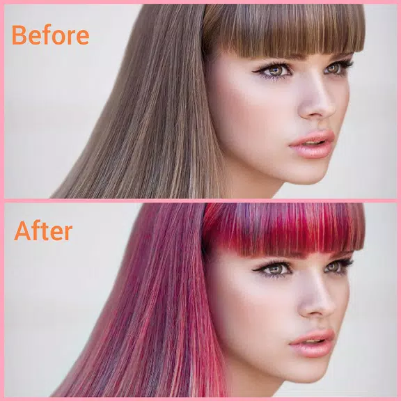 Schermata Hair Color Changer - Hair Dye 0