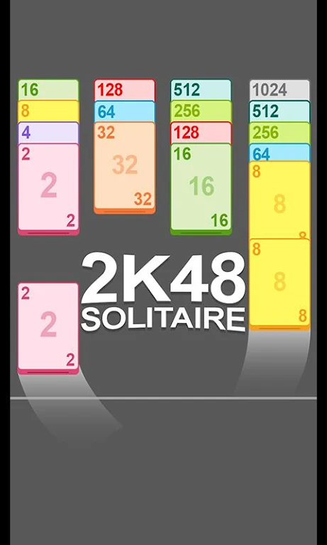 2K48 Solitaire स्क्रीनशॉट 2