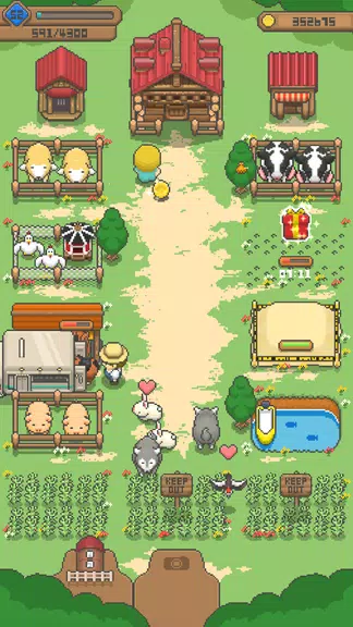 Tiny Pixel Farm - Simple Game Capture d'écran 1