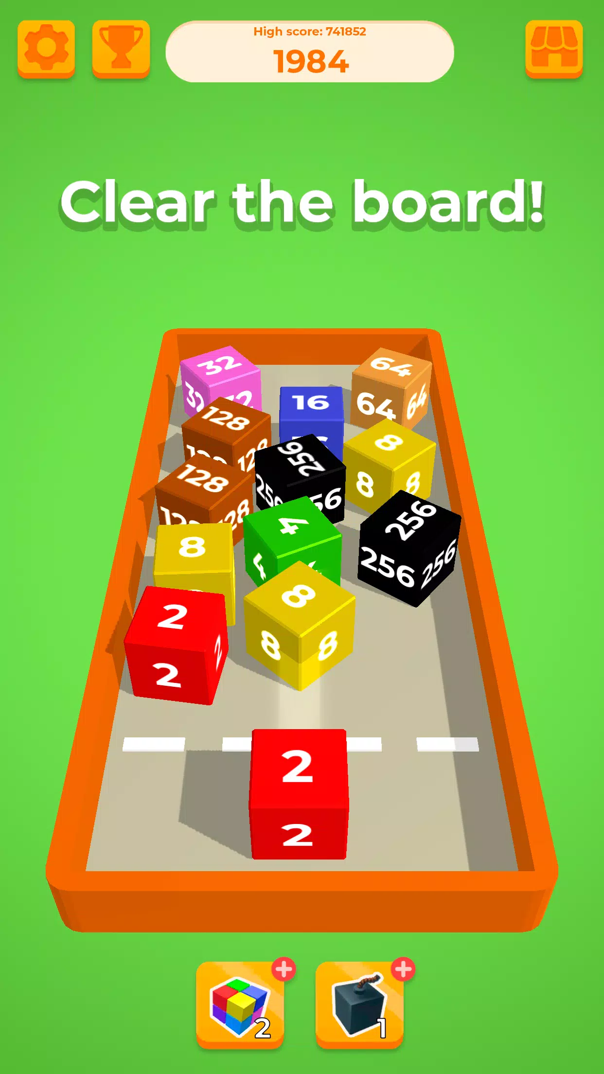 Chain Cube: Combinação de 2048 Captura de tela 3