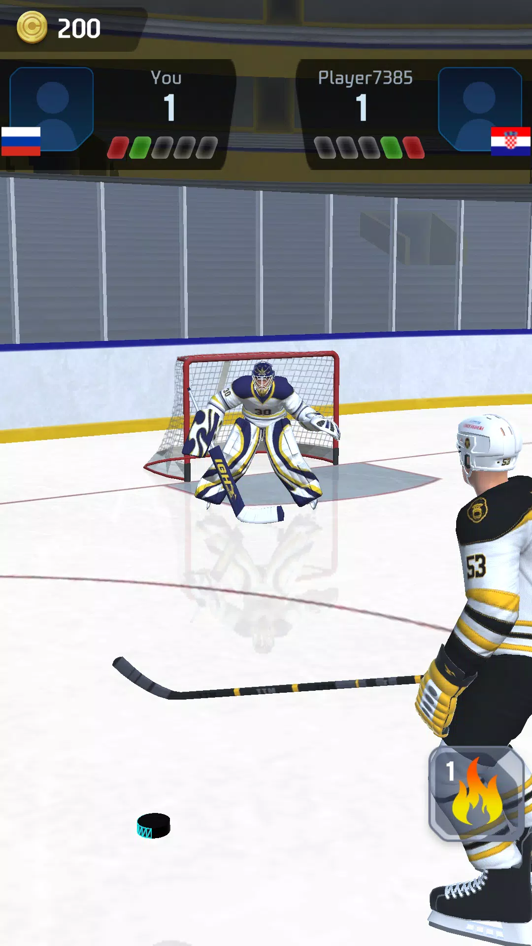 Hockey Game Stars 3D Tangkapan skrin 0