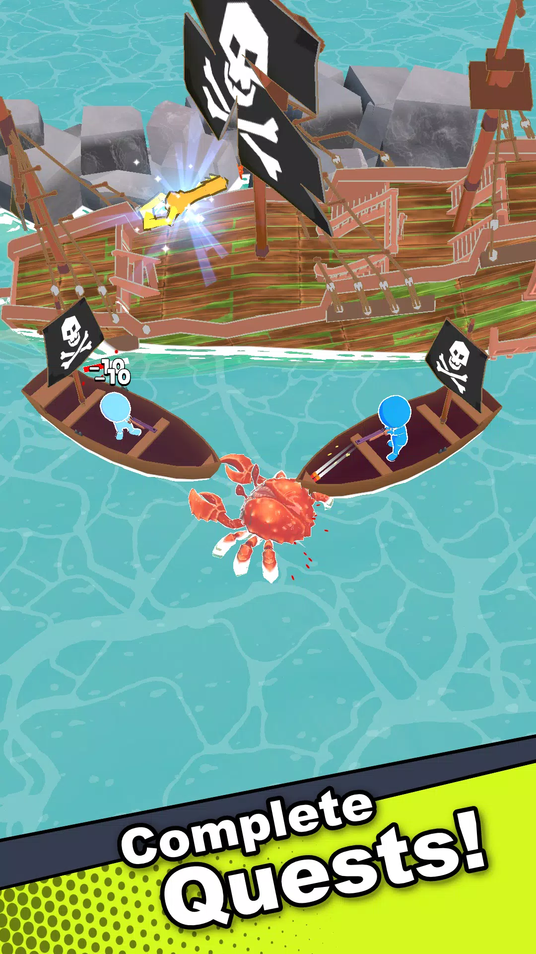 Crab Life - Idle Rpg 스크린샷 0