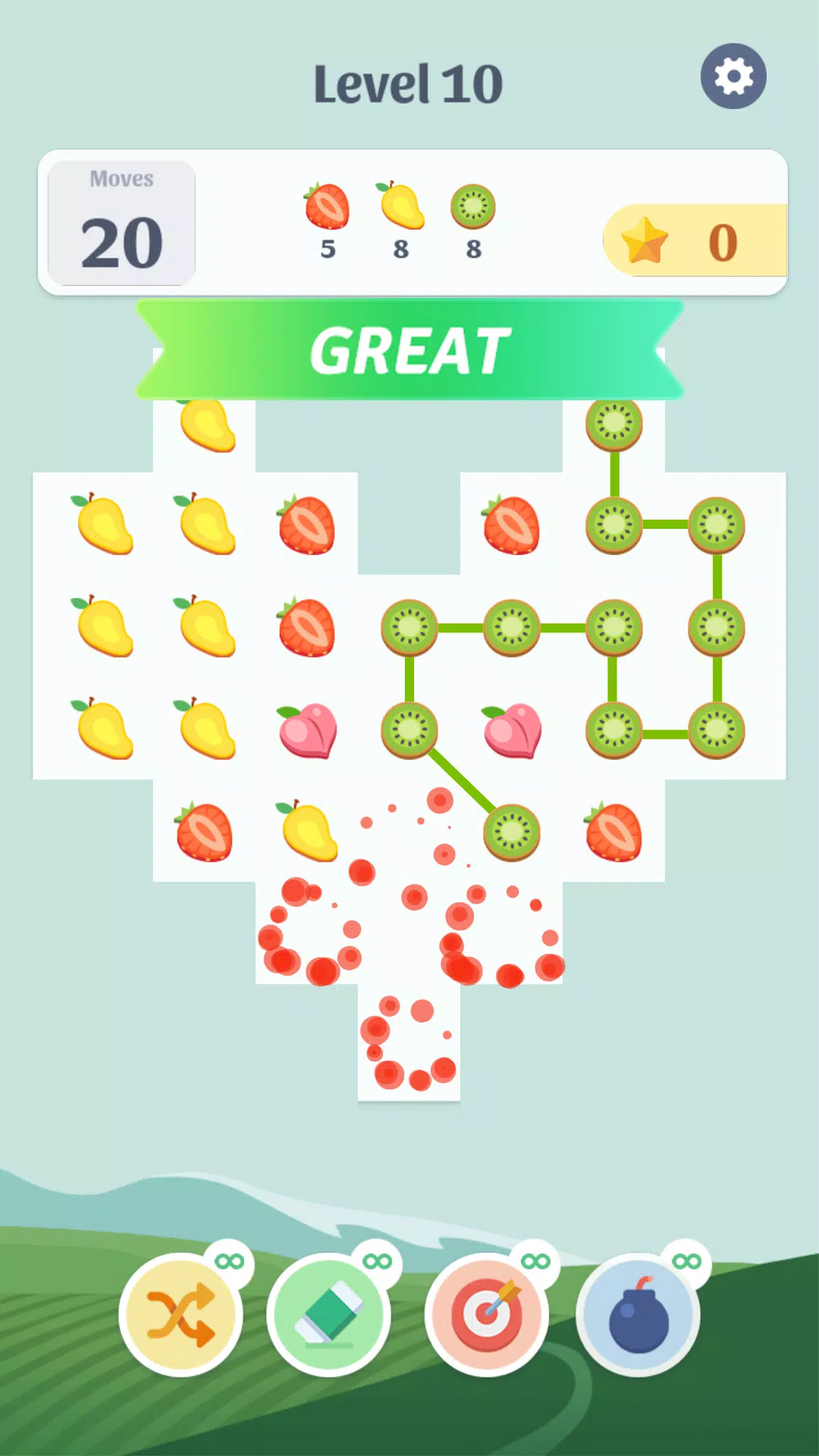 Fruit Game: Connect & Blast Ekran Görüntüsü 2