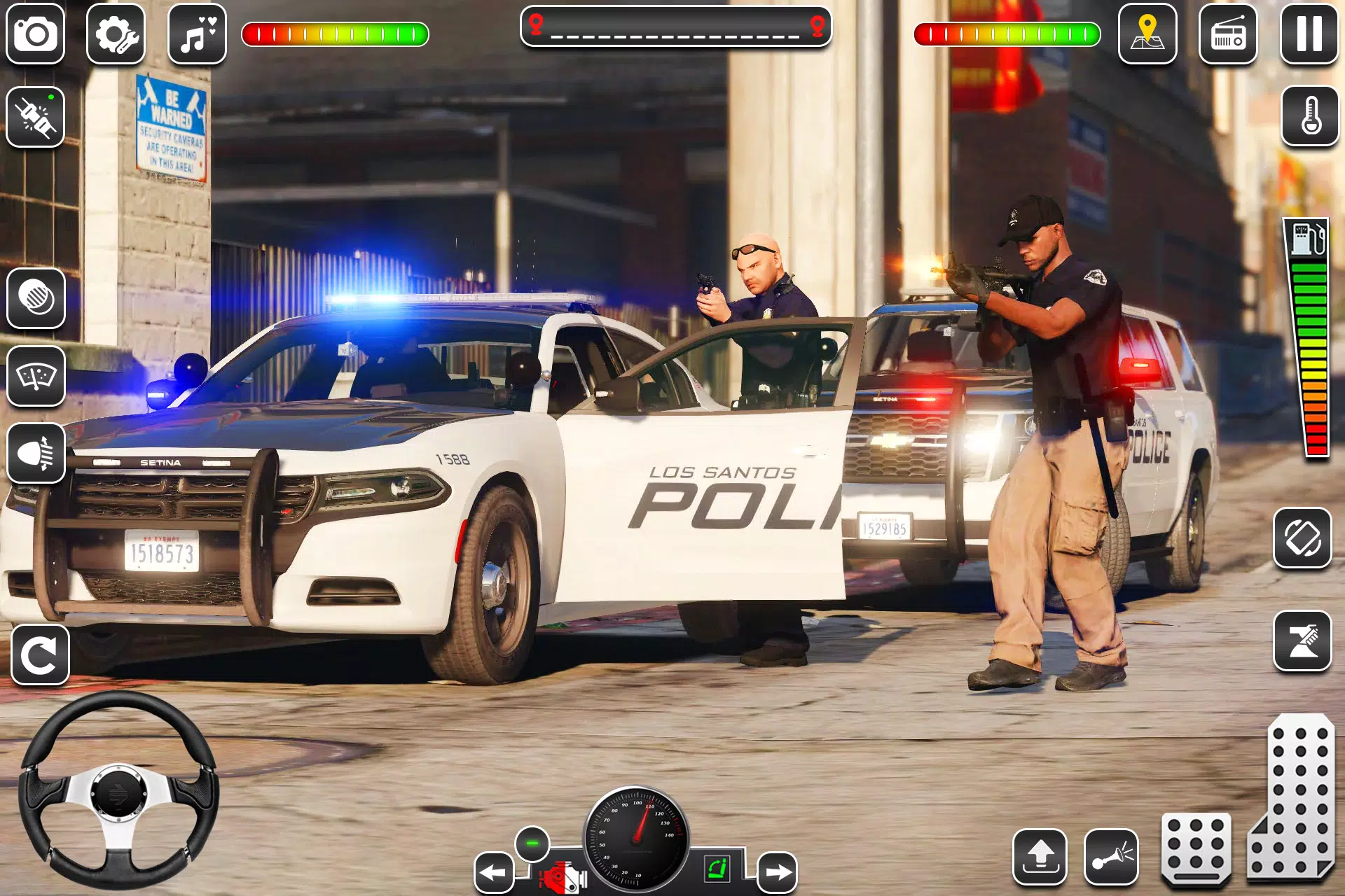 US Police Car Chase Game 3D Screenshot 2