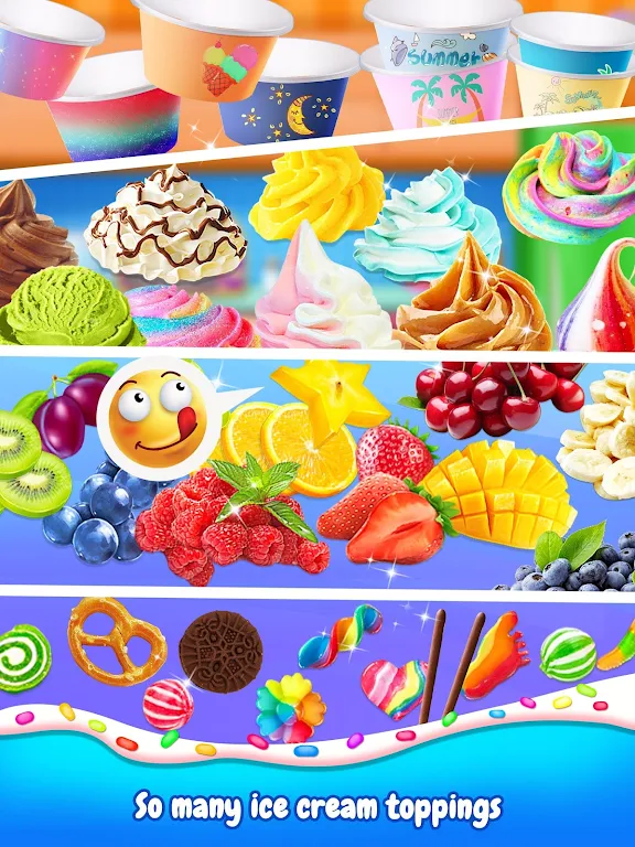 Frozen Ice Cream Roll Maker Captura de pantalla 3