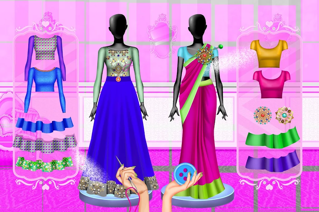 Indian Fashion Tailor: Little Screenshot 1