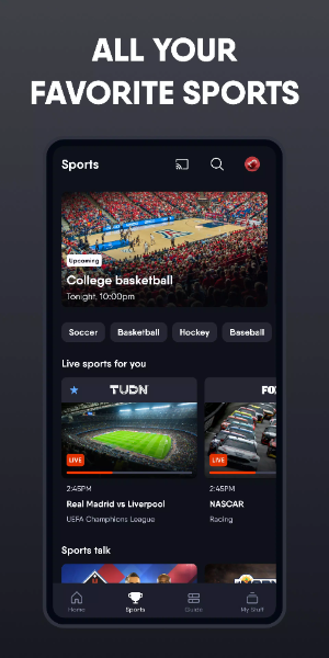 fuboTV Ảnh chụp màn hình 1