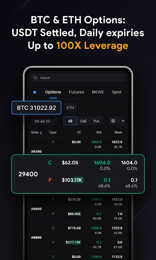 Schermata Delta Exchange 3