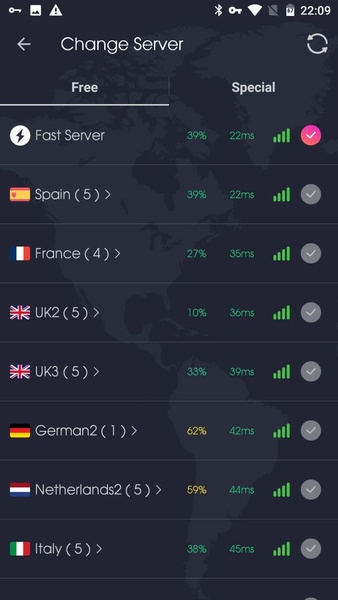 VPN Proxy Speed - Super VPN Capture d'écran 0