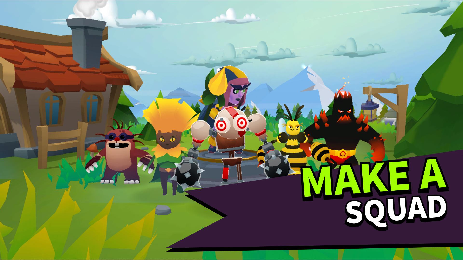 Pocket Squad: PvP battle arena Скриншот 3
