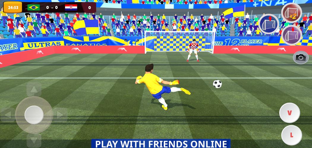 Goalie Wars Football Online Capture d'écran 0