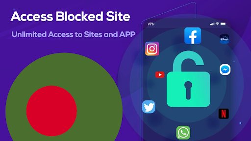 Bangladesh VPN - Free Hotspot Proxy スクリーンショット 1