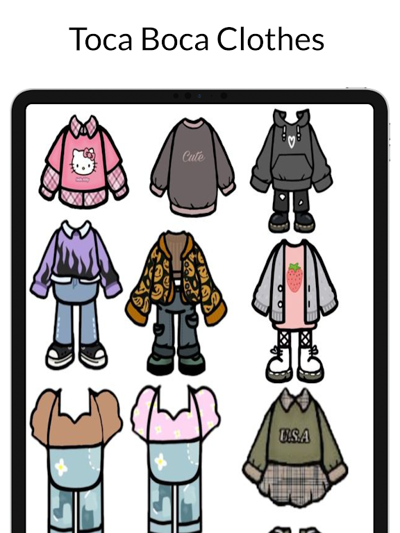 Toca Boca Clothes Ideas ภาพหน้าจอ 2