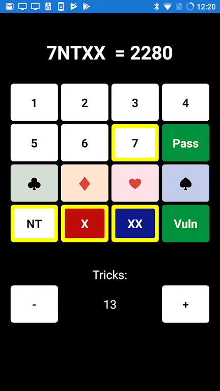 Bridge Scoring Helper應用截圖第1張
