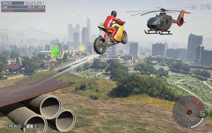 Crazy Stunt Rider GT Bike Game 스크린샷 0