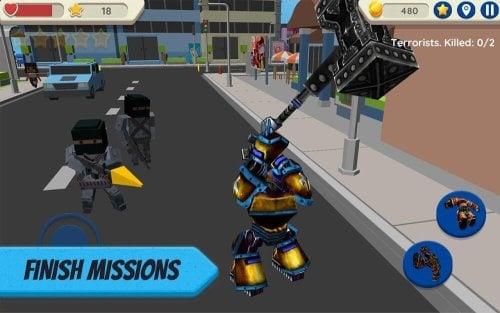 Robot Hero: City Simulator 3D應用截圖第0張