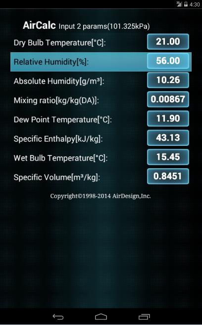 AirCalc for Android ภาพหน้าจอ 2