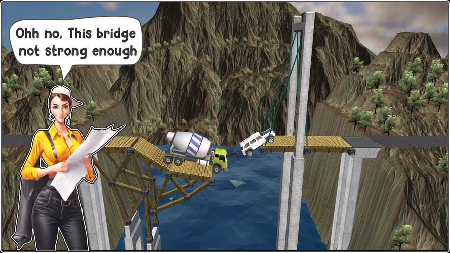 Master Bridge Constructor Captura de pantalla 2