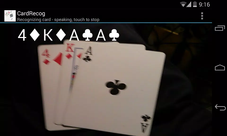 Schermata CardRecog Recognize Play Cards 0