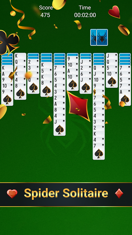 Free spider solitaire - classic solitaire スクリーンショット 0