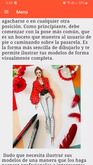 Curso de diseño de moda ဖန်သားပြင်ဓာတ်ပုံ 3