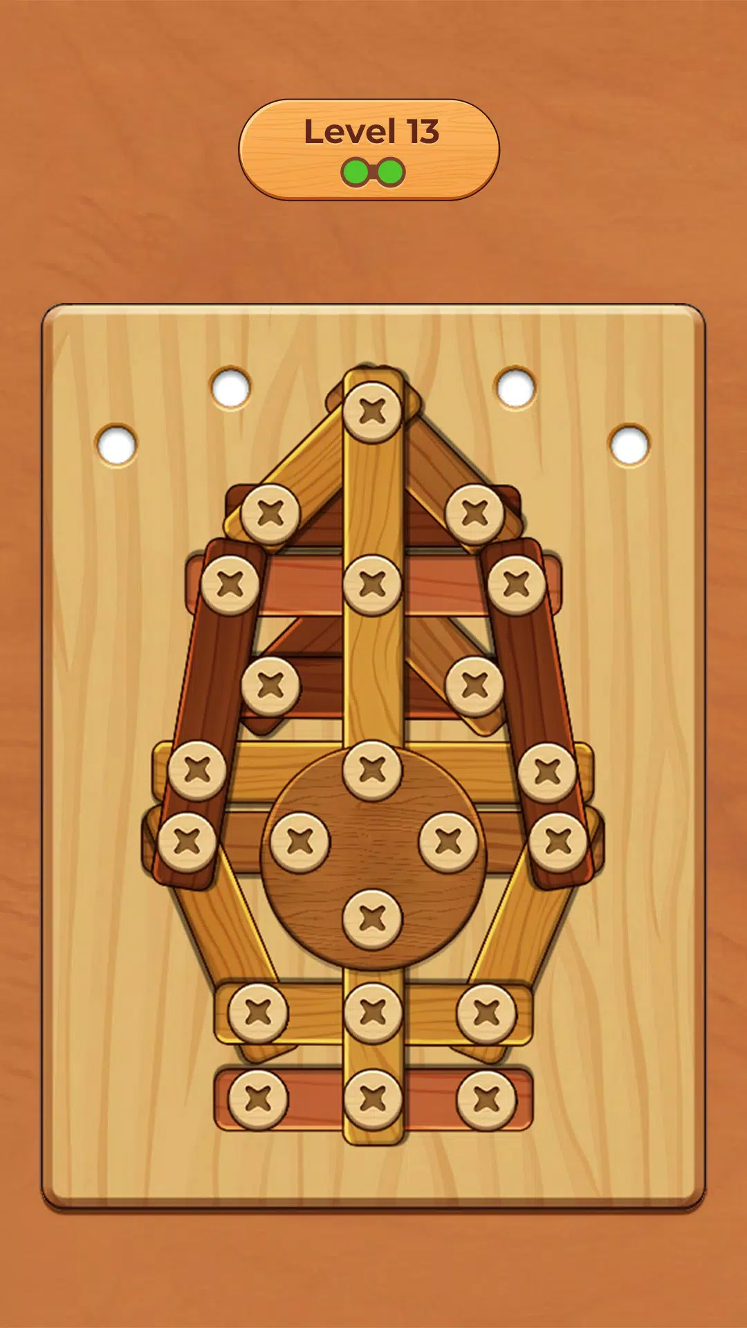 Wood Screw Puzzle ภาพหน้าจอ 0