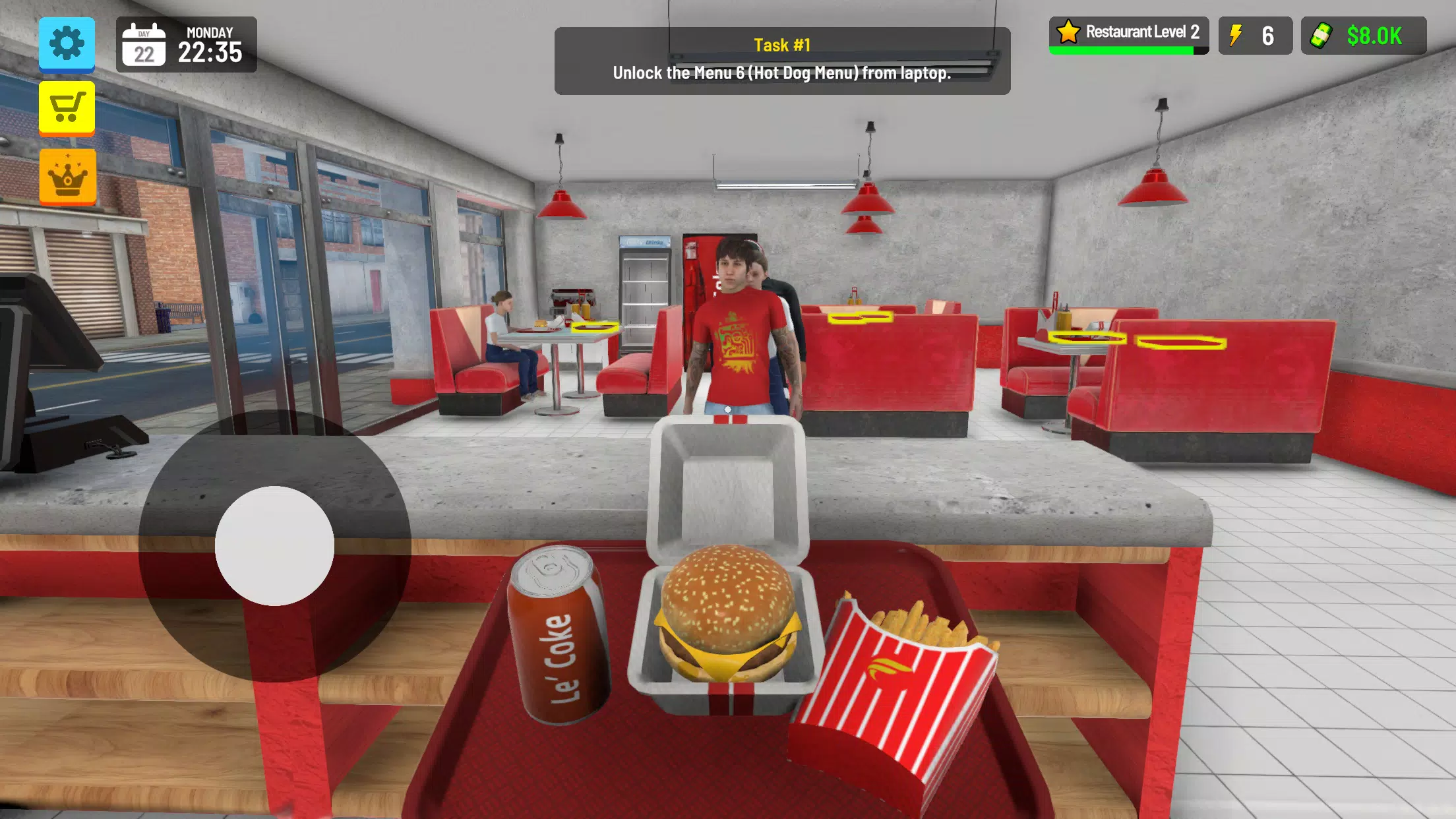 Burger Station Simulator 3D! 스크린샷 0