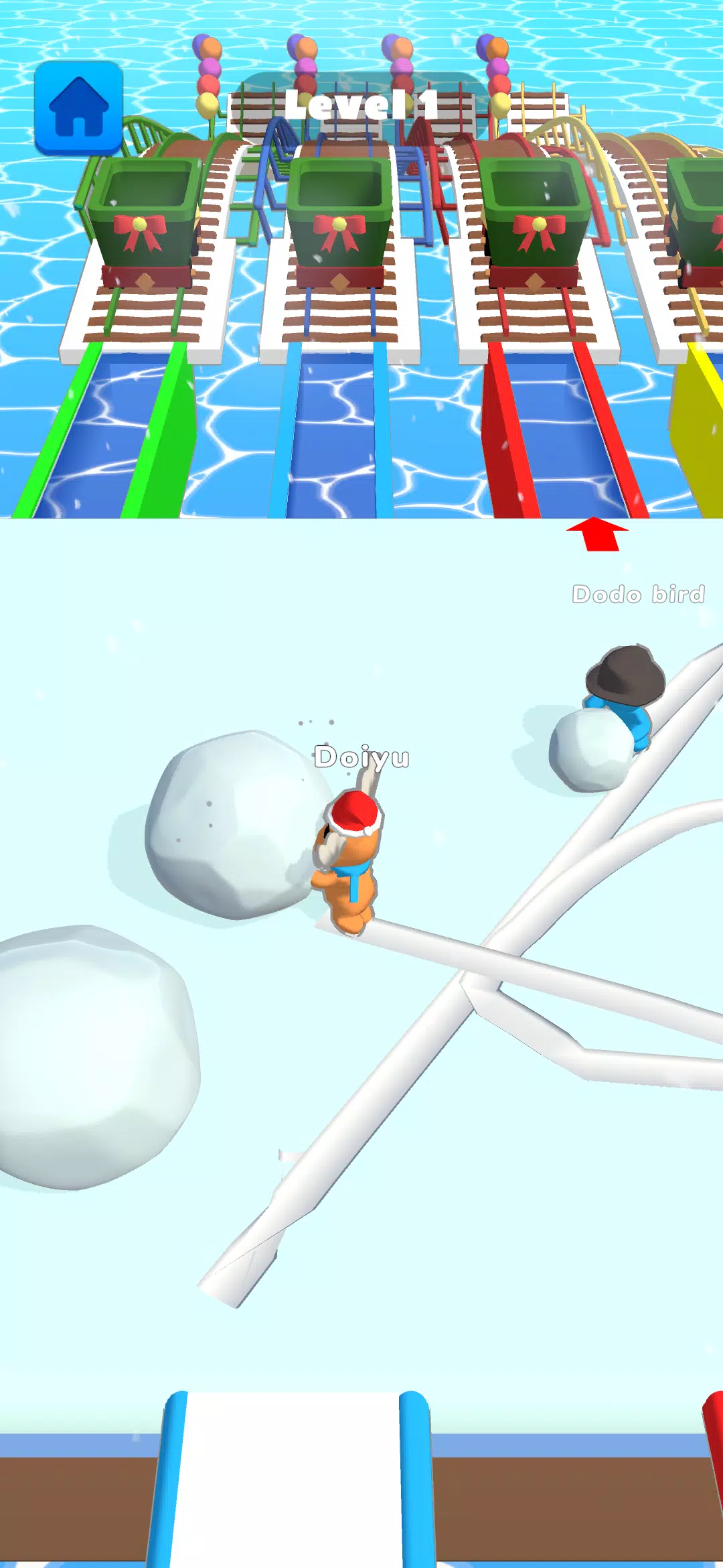 Ice Runner Battle: Snow Race স্ক্রিনশট 1