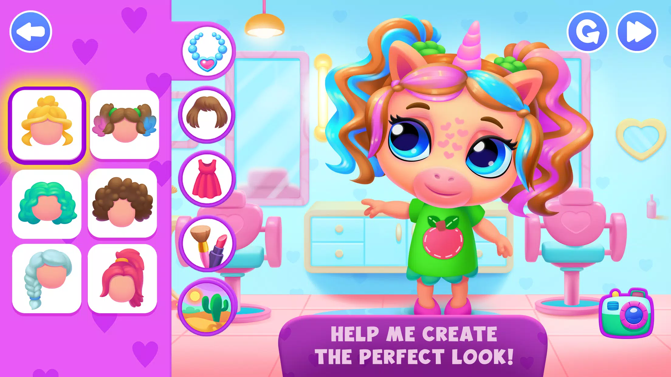 Unicorn Dress up games kids应用截图第0张