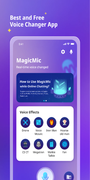 Voice Changer-MagicMic Tangkapan skrin 0