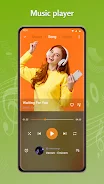 Music Player - Video Player ဖန်သားပြင်ဓာတ်ပုံ 2