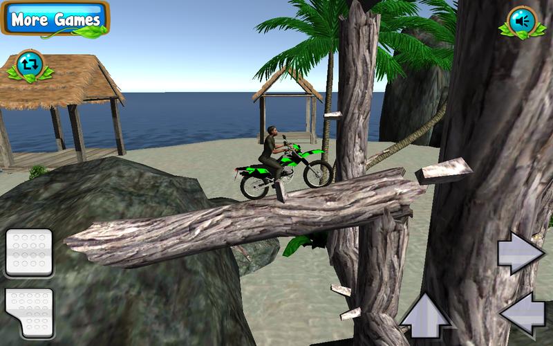 Bike Tricks: Hawaii Trails Screenshot 3