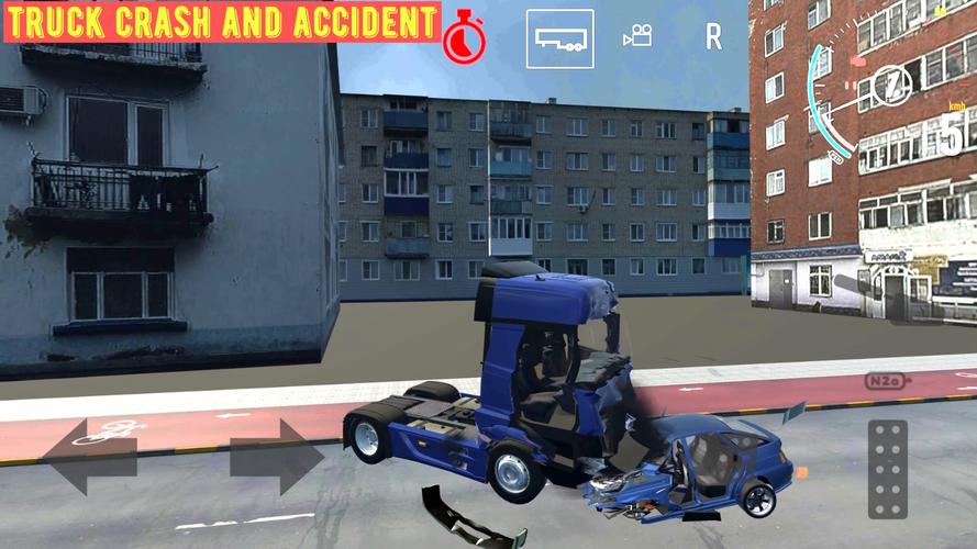 Truck Crash And Accident Captura de pantalla 1