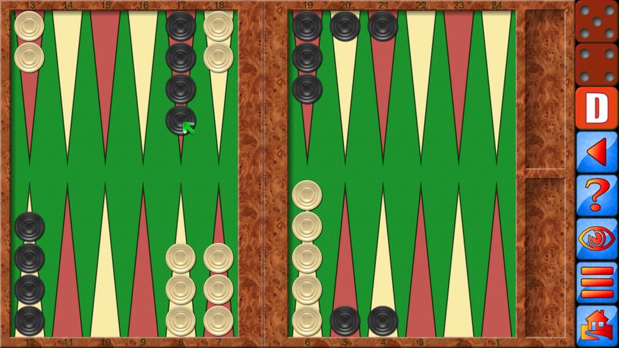 Backgammon V+ Captura de tela 0