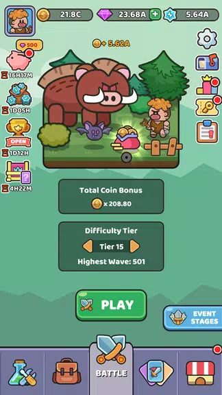 Wild Survival - Idle Defense应用截图第2张