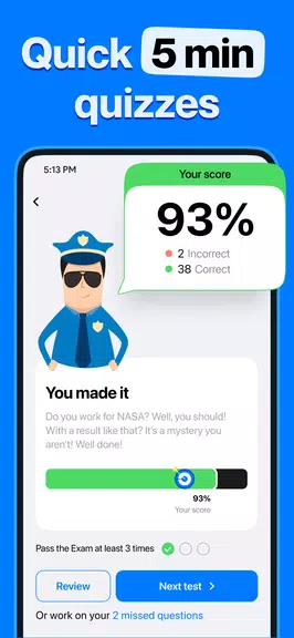 Schermata DMV Permit Practice Test Genie 3