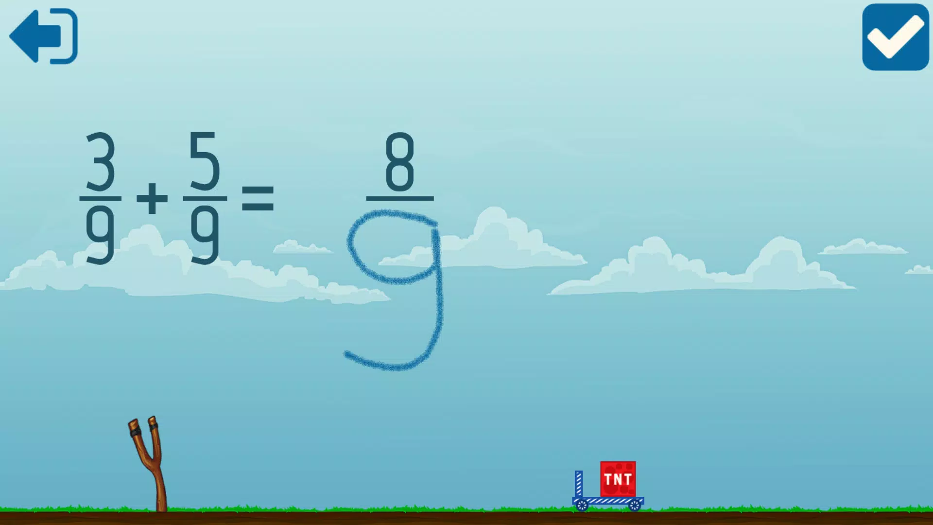 Schermata Adding Fractions Math Game 3