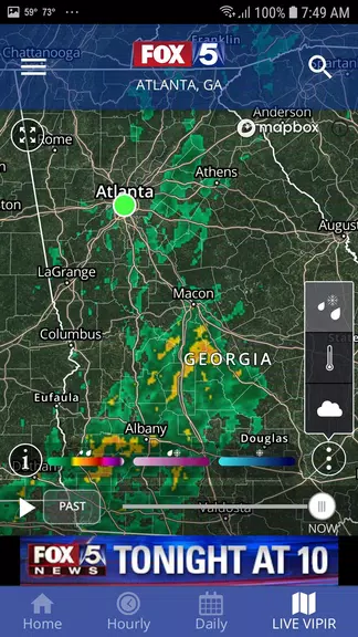 FOX 5 Storm Team Weather Radar Screenshot 2