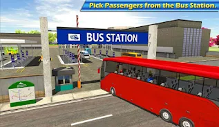 Modern City Bus Parking Games Скриншот 0