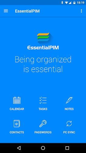 EssentialPIM - Your Organizer Screenshot 0