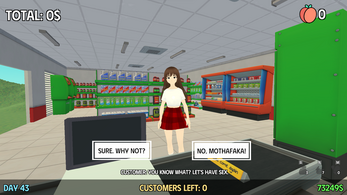 Lewd Cashier Halloween Screenshot 2