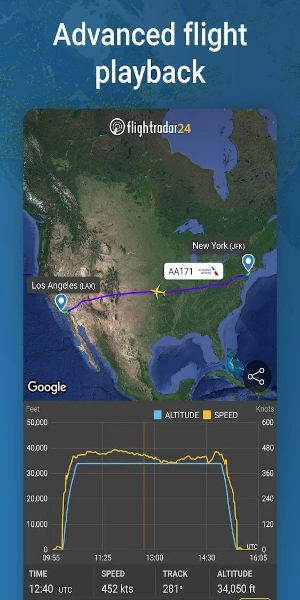 Flightradar24 Flight Tracker स्क्रीनशॉट 0