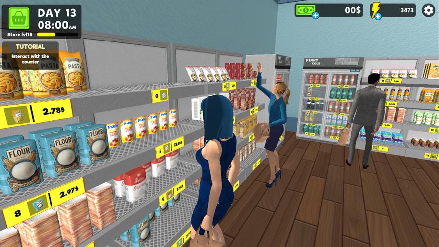 Supermarket Simulator Game 3D 스크린샷 2
