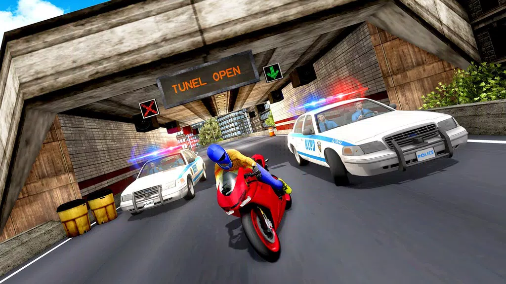 Police Car Vs Theft Bike 스크린샷 0