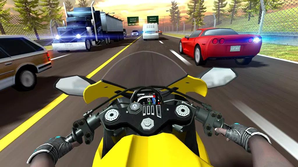 Highway Moto Rider 2: Traffic Screenshot 1