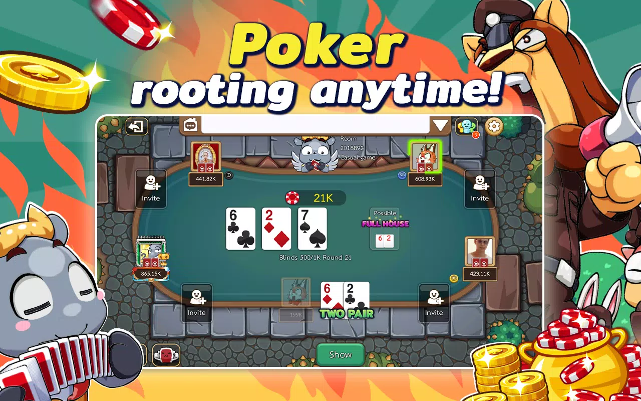 Dummy & Toon Poker ดัมมี่ทุย應用截圖第2張